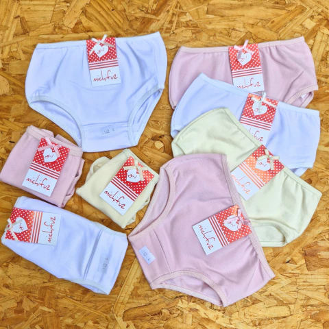BOMBACHA NENA LISA PACK X12 T.6 AL 12
