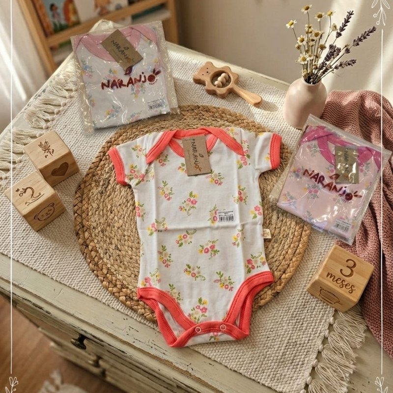BODIE M/C ESTAMPADO C/ BROCHE T.0 AL 4