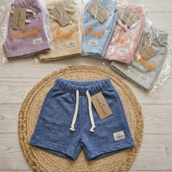 SHORT RUSTICO BEBE LISO CON CORDON T:2AL6