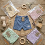 SHORT COLORES VARIOS  CINTURA ANCHA LISO