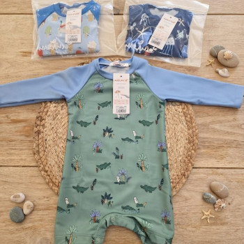 ENTERITO C/ BROCHE ESTAMPADO BEBE T.2 AL 6