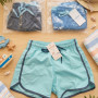 SHORT DE BAñO NIñO MICROFIBRA LISO C/ SUSPENSOR T.4 AL 12