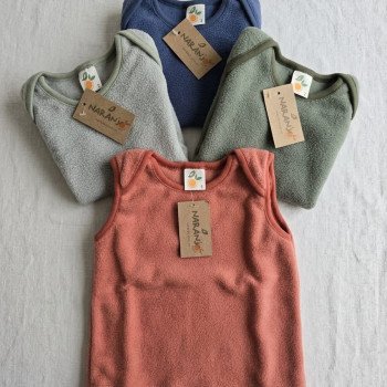 CHALECO MICROPOLAR MINIBEBE LISO COLORES