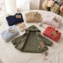 CAMPERA PELUCHE OREJA BEBE C/ CAP