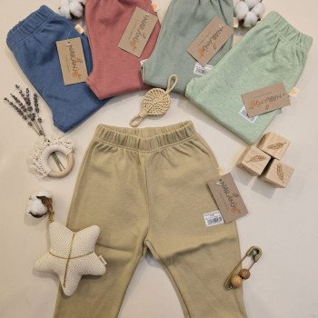 PANTALON BEBE INTERLOCK LISO FUERTE 
