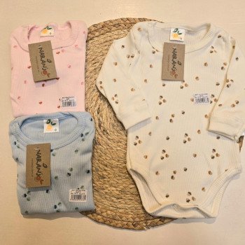 BODY M/L ESTAMPADO LETRAS COLORES 