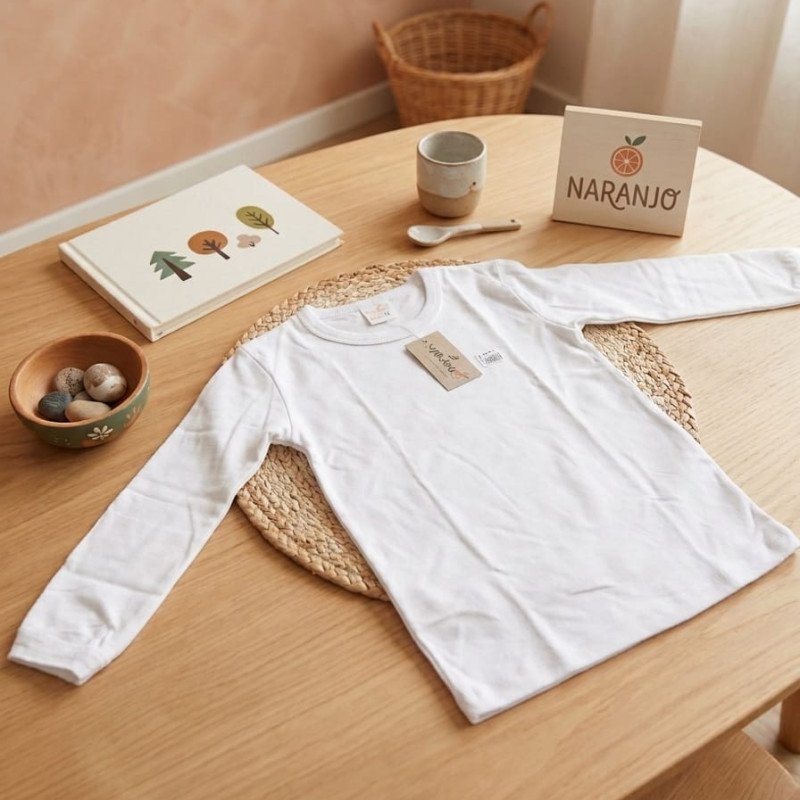 CAMISETA BLANCA INTERLOCK 