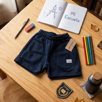 SHORT RUSTICO AZUL NIñO 