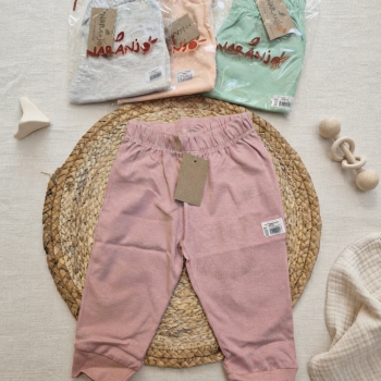 PANTALON ALGODON BEBA COLOR