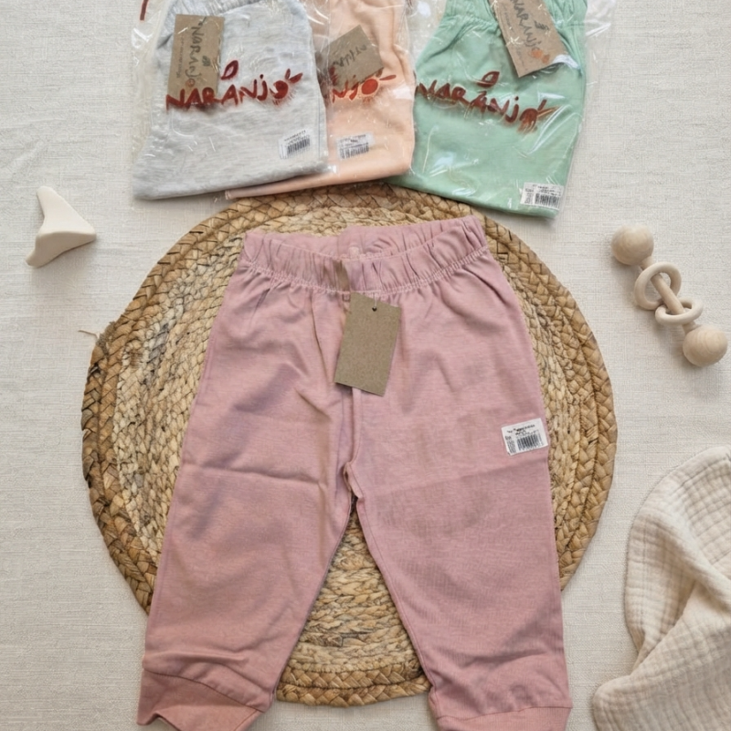 PANTALON ALGODON BEBA COLOR