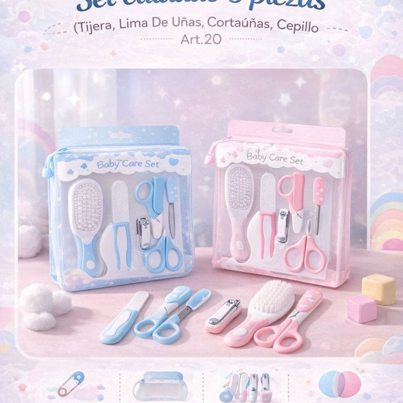 SET MANICURA BEBE C/ PEINE Y CEPILLO