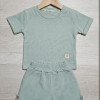 CONJUNTO BAMBULA ELASTIZADA REMERA + SHORT T. 2 AL 6