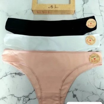 PACK X 3 VEDETINA ALGODON C/ LYCRA