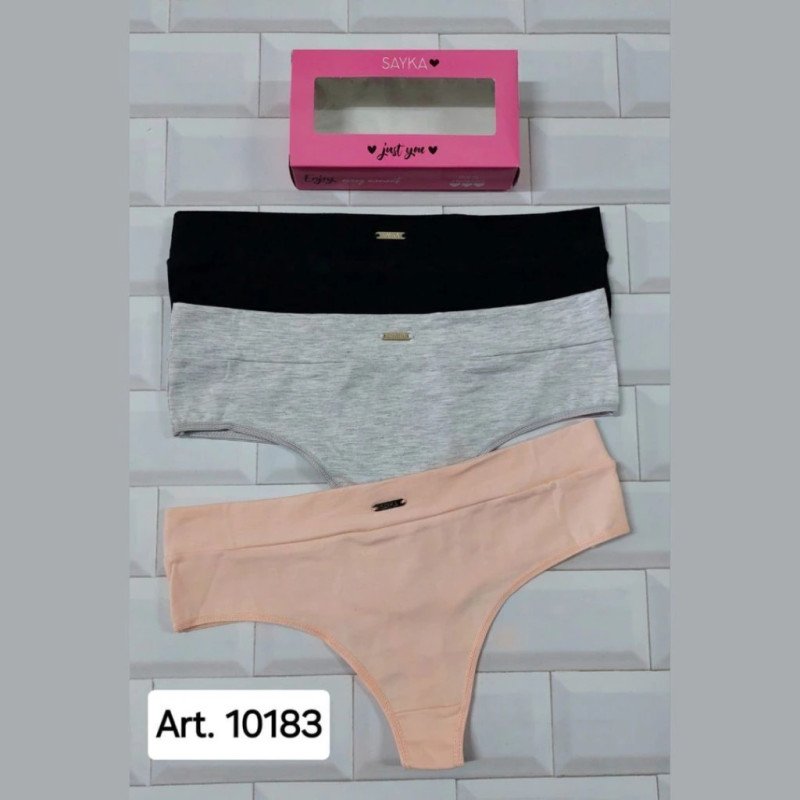 PACK X 3 CULOTTES LES CON CINTURA