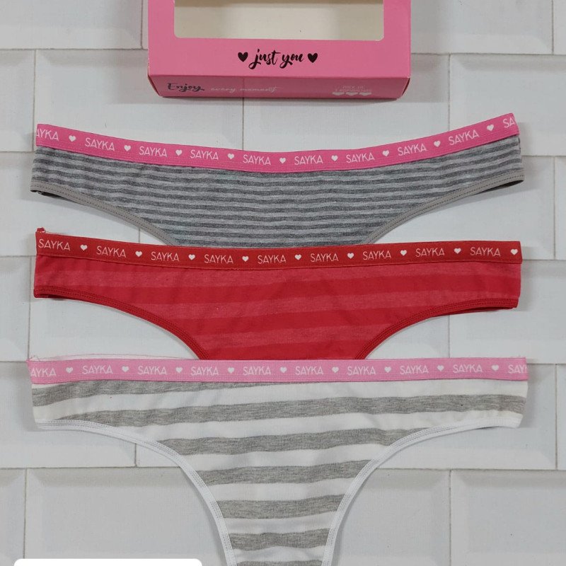 COLALESS ALG/LYCRA PACX3 ELASTICO