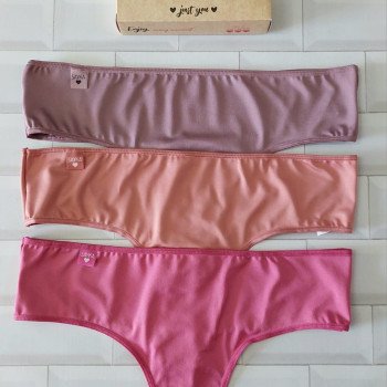 PACK X 3 CULOTTE LES MICROFIBRA LISA