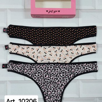 PACK X 3 COLALES ALGODN C/ ÑYCRA ESTAMPA