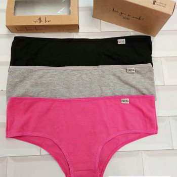 PACK X 3 CULOTTE ALGODON LYCRA
