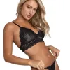 CONJUNTO TRIANGULO ENCAJE Y TUL SIN TAZA COLALESS T.85AL100.