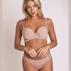 CONJUNTO TAZA SOFT MICROFIBRA PUNTILLA COLALESS T.85AL100.