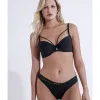 CONJUNTO TAZA SOFT MICROFIBRA Y PUNTILLA COLALESS T.90AL100