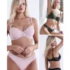 CONJUNTO TAZA SOFT MICROFIBRA Y PUNTILLA COLALESS T.90AL100