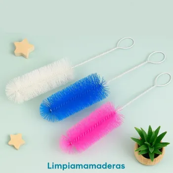 LIMPIA MAMADERA DE  COLORES 