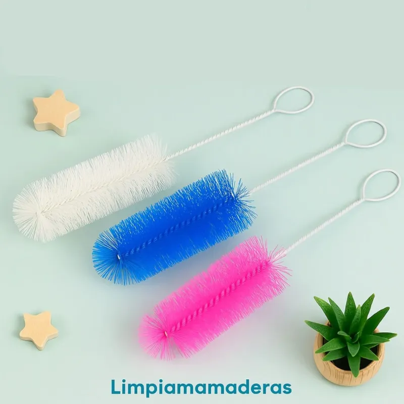 LIMPIA MAMADERA DE  COLORES 