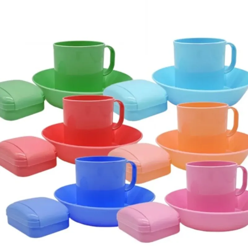 SET PLATA VASO Y JABONERA