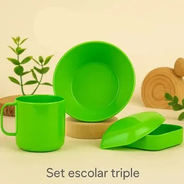 SET PLATA VASO Y JABONERA