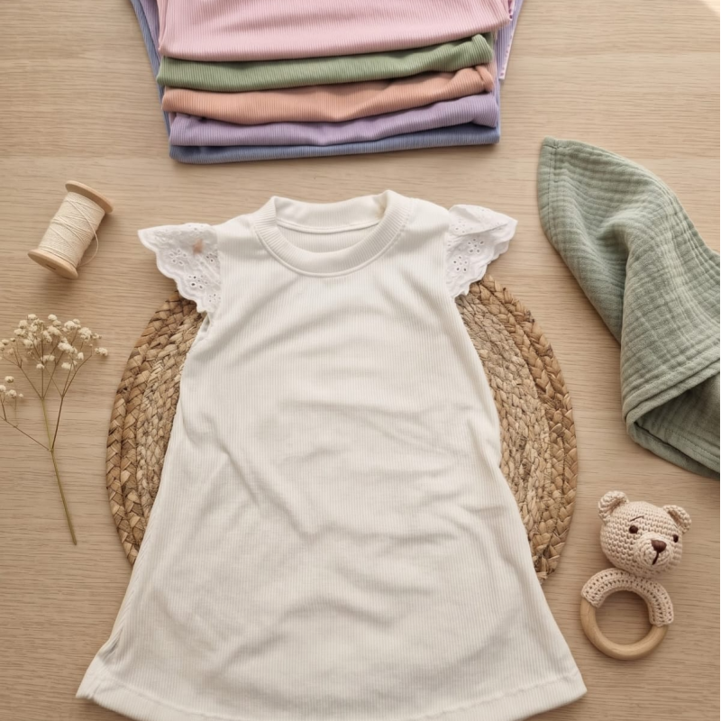 REMERA MORLEY M/C NENA C/ BRODERI EN HOMBRO T. 4 AL 14