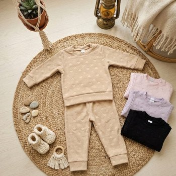 CONJUNTO DARLON LISO DRAPIADO BEBA T. 2 AL 6