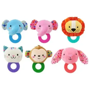SONAJERO ANIMALES CON MORDILLO PLASTICO