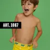 BOXER LISO NIÑO ALGODON Y LYCRA T.2AL14