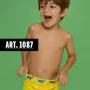 BOXER LISO NIÑO ALGODON Y LYCRA T.2AL14