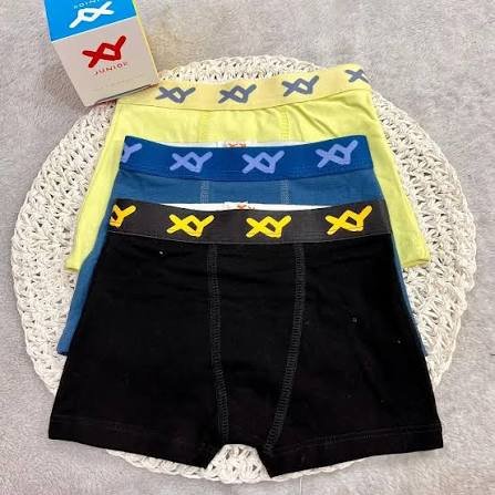 BOXER LISO NIÑO ALGODON Y LYCRA T.2AL14