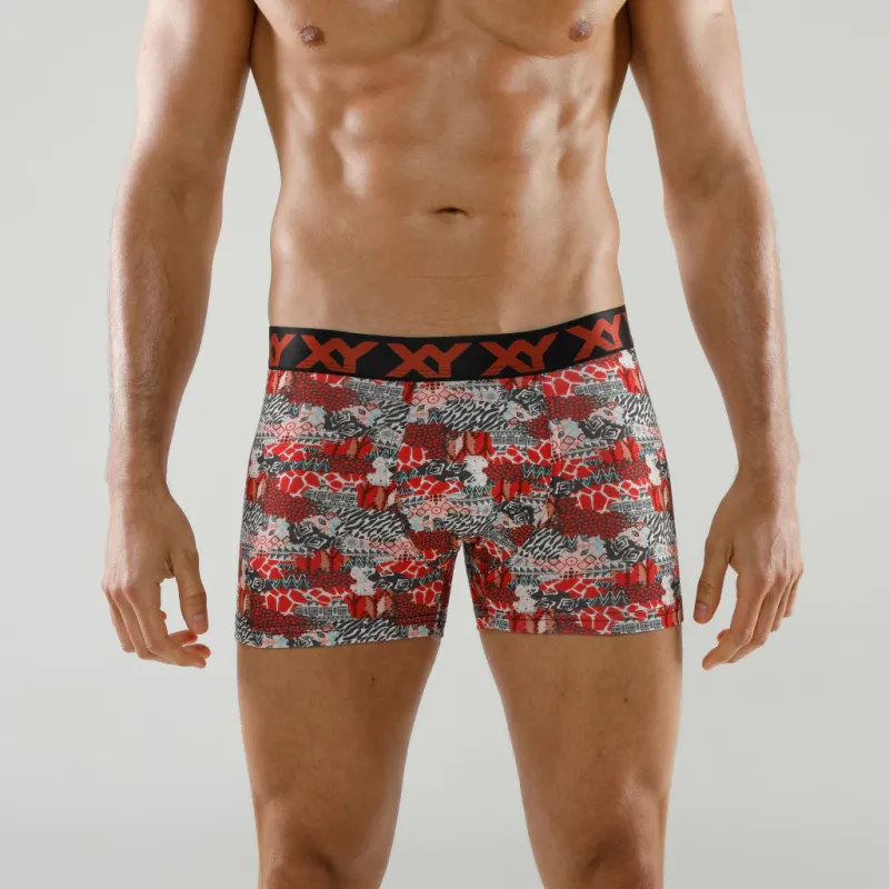 BOXER HOMBRES ESTAMPADO ALGODON/LYCRA T.SAL2XL 