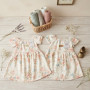 VESTIDO BEBA MINI FLORES TIPO PAISANA T. 3/6 A 12/18