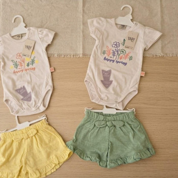 CONJUNTO BODY EXTENDIBLE Y SHORT T.0/3 AL 12/12