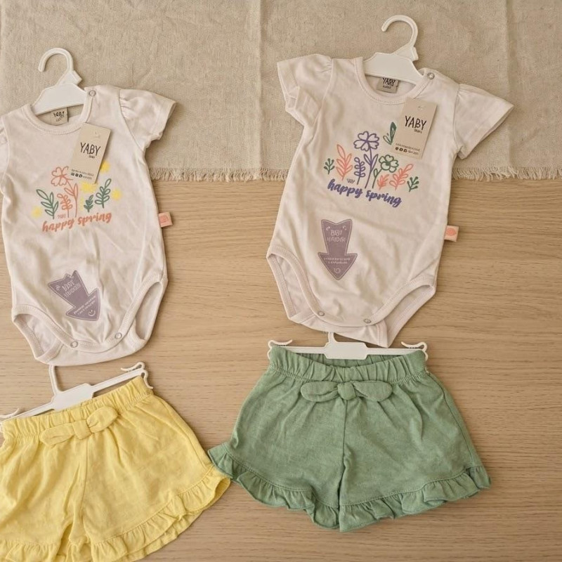 CONJUNTO BODY EXTENDIBLE Y SHORT T.0/3 AL 12/12