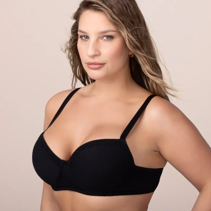 CORPIñO SOFT ALGODON/LYCRA CON PUNTILLA T.100AL115