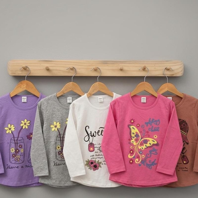 REMERA  ABDIEL M/L NENA CON ESTAMP