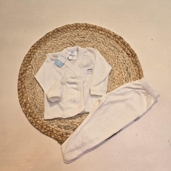 CONJUNTO BLANCO BATA Y RANA T. 0 AL 2