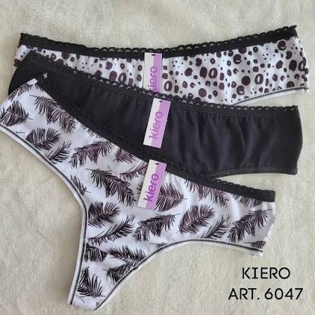 CULOTTE LES ALGODON/LYCRA ESTAMPADA T.1AL4