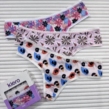 CULOTE LESS ALGODON/LYCRA ESTAMPADA T.1AL4