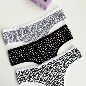 CULOTE LESS ALGODON/LYCRA ESTAMPADA T.1AL4