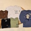 REMERA BEBE M/L DOBLE ESTAMPA
