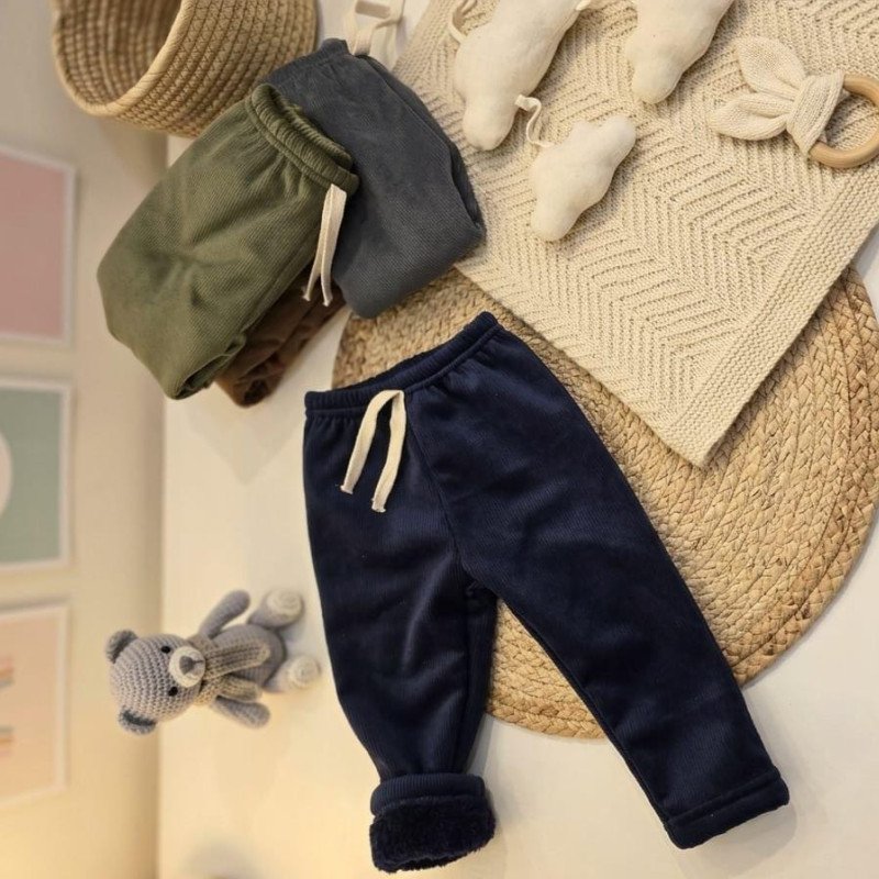 PANTALON BEBE CORDEROY C/ PIEL LISO 