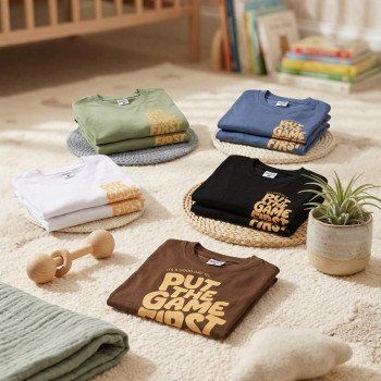 REMERA NIÑO M/L DOBLE ESTAMPA