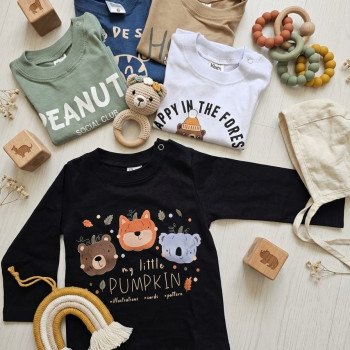 REMERA BEBE C/ ESTAMPA PEINADO 